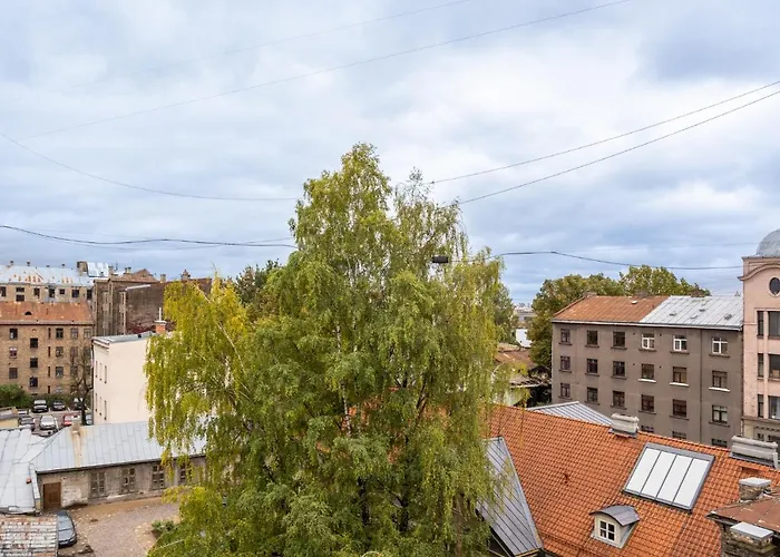 Trendy Top-Floor Stay In Heart Of Riga, Near Bars & Culture